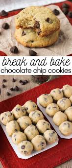 Making Homemade Break And Bake Cookies Is Super Simple A Classic Chocolate Chip Cookie Recipe Is F Dessert Recipes Easy Easy Cookie Recipes Yummy Food Dessert
