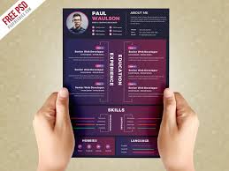 Creative resumes are nontraditional resumes. Creative Resume Design Template Psd On Behance