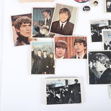 B & w photo image facsimile autograph 1 john, paul, george, ringo george 2 john john 3 paul paul 4 paul paul 5 john, paul, george, ringo john 6 ringo ringo 7 john john 8 john, paul, george, ringo ringo 9 george george 10 john, paul, george, ringo george 11 paul paul 12. Lot 63 1964 Topps Beatles Trading Cards And 3 Vintage Pinback Buttons