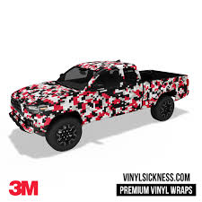 Where did you get the grill, and how much did it cost. Red Black Digital Camo Wrap Car Truck Vinyl Wraps Vs
