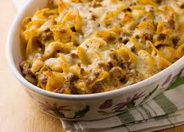 Easy Cheesy Beef Stroganoff Casserole Beef Casserole Recipes Recipes Ground Beef Casserole Recipes