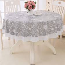 Check spelling or type a new query. Round Vinyl Oilcloth Lace Tablecloth Waterproof Pvc Plastic Wipeable Spillproof Peva Heavy Duty Circle Tablecloth For Outdoor Patio Grey Flower 60 Inch Buy Online In Dominica At Dominica Desertcart Com Productid 124687490