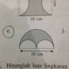 Panjang busur oa = panjang busur ob = keliling setengah lingkaran berdiameter 10,5 cm. Hitunglah Keliling Daerah Yang Diarsir Brainly Co Id