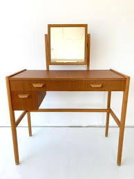 Mid Century Scandinavian Teak Dressing Table In 2020 Mid Century Dressing Table Mid Century Scandinavian Dressing Table Modern