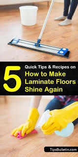 However, laminate flooring has composition and features that deviate significantly from the other floorings. 5 Quick Ways To Make Laminate Floors Shine