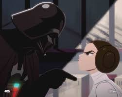 Darth Vader And Princess Leia Organa Star Wars Art Star Wars Website Star Wars Fandom