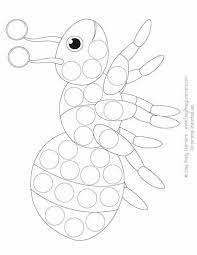 With harry potter coloring pages you can plunge into the world of magic, sorcery and unusual adventures. Bug Do A Dot Printables Easy Peasy Learners
