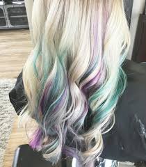 Balayage With Dark Purple Teal And White Streaks Ombre Hair Color Purple Ombre Hair Coachella Hair