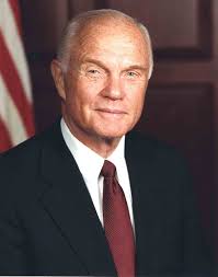 1950`s U.S. Astronaut John H. Glenn .Jr Born in Cambridge , Ohio