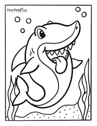Show your kids a fun way to learn the abcs with alphabet printables they can color. Shark Coloring Pages 30 Printable Designs Easy Peasy And Fun