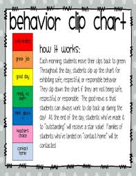 Behavior Clip Charts For Home Best Picture Of Chart