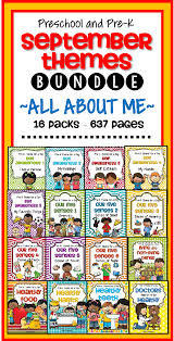 This Mega Bundle Would Be Perfect To Use As A Back To School Theme In September This 637 Page September Preschool Themes September Preschool Preschool Themes