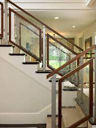 Tempered Glass Staircase Railing Houzz