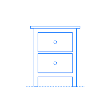 Brand new ikea hemnes 2 drawer chest bed side table gray stain 703.817.32. Ikea Malm 2 Drawer Chest Dimensions Drawings Dimensions Com