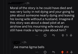 Joe Mama Ligma Balls Blursedcomments Yo mamas like humpty dumpty first she gets humped then she gets dumped.