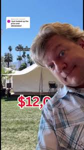 Coachella Camping Luxury Tent 30k