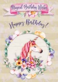 4th Birthday Wishes For My Granddaughter A Magical Unicorn Birthday Greeting Card For A Lovely Granddaughter Happybirthday Happy 8th Birthday Happy 12th Birthday Happy 10th Birthday