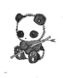 Panda Sketch Drawing Illustration Panda Dessin Dessins Mignons Dessin