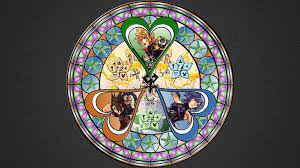 No matter what kingdom hearts world is your favorite, you'll find plenty of kingdom hearts shirts, backpacks, funko pop! Hd Wallpaper Kingdom Hearts Birth By Sleep Illustration Stained Glass Representation Wallpaper Flare