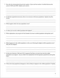 Usually, the prey that are caught by the predators are the young, old, sick or injured members of the prey population. Predator Predator Prey Relationship Graph Worksheet Answer Key