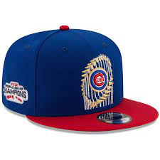 Chicago Cubs 2016 World Series Champions Two Tone Trophy 9fifty Snapback Adjustable Hat By New Era Chicago Cubs World Series Cubs World Series Mlb Chicago Cubs