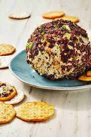 Dried Beef Cheese Ball Isn T Your Average Cheese Ball Recipe Cheese Ball Recipes Cheese Ball Delish Recipes