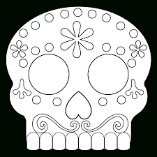 Day Of The Dead Masks Sugar Skulls Free Printable Paper Regarding Blank Sugar Skull Template In 2020 Skull Template Day Of The Dead Mask Printable Paper