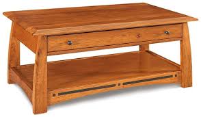 All of our end tables, coffee tables, sofa tables, and accent tables are proudly handcrafted by amish craftsmen in the united states of america. Boulder Creek Mission Coffee Table From Dutchcrafters Amish Furniture