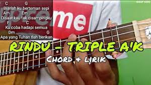 We did not find results for: Rindu Triple A K Cover Kentrung Senar 4 Chord Lirik Youtube