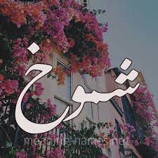 شموخ شكل 15 صوره ورود في البلكونة للإسم بخط رقعة كتابة على الورد 2021