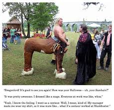 Strangely Centaur Man Appears All Over The Internet Centaur Costume Crazy Halloween Costumes Unique Halloween Costumes