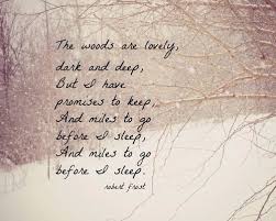 Miles To Go Before I Sleep Quotes Outdoors Winter Trees Woods Snow Sleep Robert Frost Quotes Frosting Quote Quotes