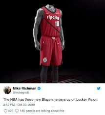 Portland will debut the jerseys against the phoenix suns tomorrow. Is This A New Portland Trail Blazers Rip City Uniform Oregonlive Com