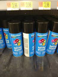 Color place spray paint colors. Colorplace Gloss Spray Paint Black Walmart Com Walmart Com