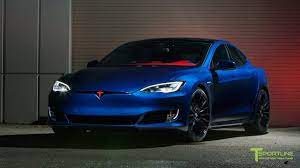 Tesla Model S P100d Deep Blue Metallic Fully Customized Exterior Inte Tesla Model S Tesla Model Tesla