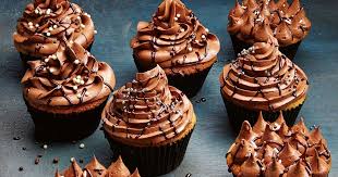 Carol's perfect cupcakes with chocolate buttercream icing