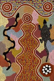 Goanna Snake And Possum Dreamings In Mt Singleton Countrymichael Nelson Jagamarra Australian Born 1949 Aboriginal Artwork Aboriginal Art Native Artwork