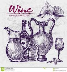 Digital Color Detailed Line Art Wine Stock Illustration Illustration Of Hand Draw 107083793
