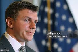 Project Veritas Action lawyer Benjamin Barr speaks during a news... News  Photo
