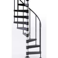 Mylen Stairs Reroute 42 In X 11 75 Ft 1 Platform Rails Black Spiral Staircase Kit Fits Height 85 In To 95 In 9 Treads Lowes Com In 2021 Spiral Staircase Kits Spiral Staircase Stairs