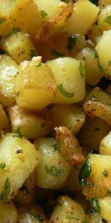Garlic Roasted Potatoes Recipe Recipes Cooking Recipes Cooking