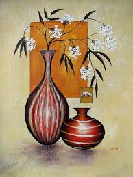 The painting depicts a riotous mixture of primroses, campions, bluebells, buttercups and cow parsley in a dark blue vase. China Hot Selling Home Decor Beautiful Flower Vase Colorful Flower Oil Painting Lh 383000 China Canvas Oil Painting And Modern Oil Painting Price