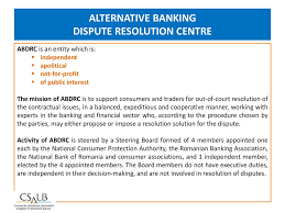 Review and dispute duplicated transactions. Alternative Financial And Banking Dispute Resolution Ppt Download