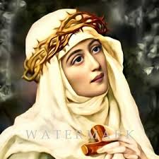 Saint Catherine of Siena Dog Tag Military Pendant Necklace