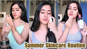 Hydrating serums are perfect for combination skin. Teenagers Summer Day Night Skincare Routine Oily Skin Normal Skin Dry Skin Youtube
