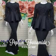 Shop baju raya 2021 from top brands & designers @ zalora malaysia. Baju Kurung Peplum 2020 Aidilfitri Raya Shopee Malaysia