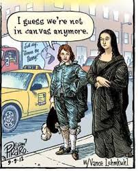 I Guess We Re Not In Canvas Anymore Art Parody Mona Lisa Parody Mona Friends
