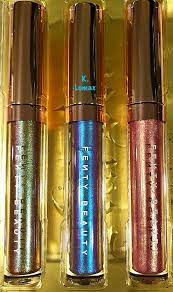 Fenty Summer Nights Iridescent Lip Luminizer Trio 32 Snake Skin Mermaid Thighs Vaycray Holographic Burgun Holographic Blue Pink Lips Holographic Gold