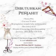 Academia.edu is a platform for academics to share research papers. Penjahit Cari Jasa Lowongan Kerja Terbaru Di Surabaya Kota Olx Co Id