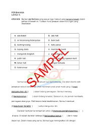 Kami tidak memiliki set soalan ini dan kami hanya kumpul dan kongsikan sahaja hasil perkongsian pihak lain di internet bagi memudahkan. Buku Latihan Pintar Bahasa Melayu Darjah 6 Openschoolbag